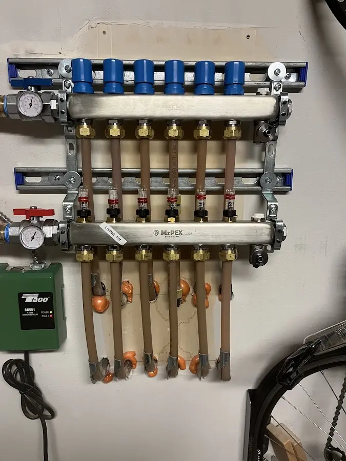 Plumber performing Leak Detection at a residential property in Willington