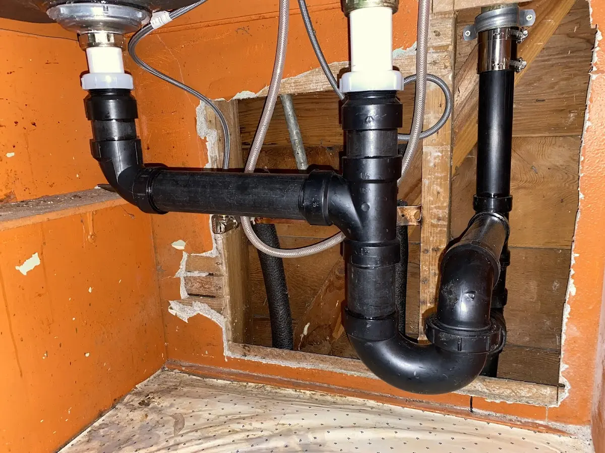 Professional Repiping Services equipment and tools on the job in Willington